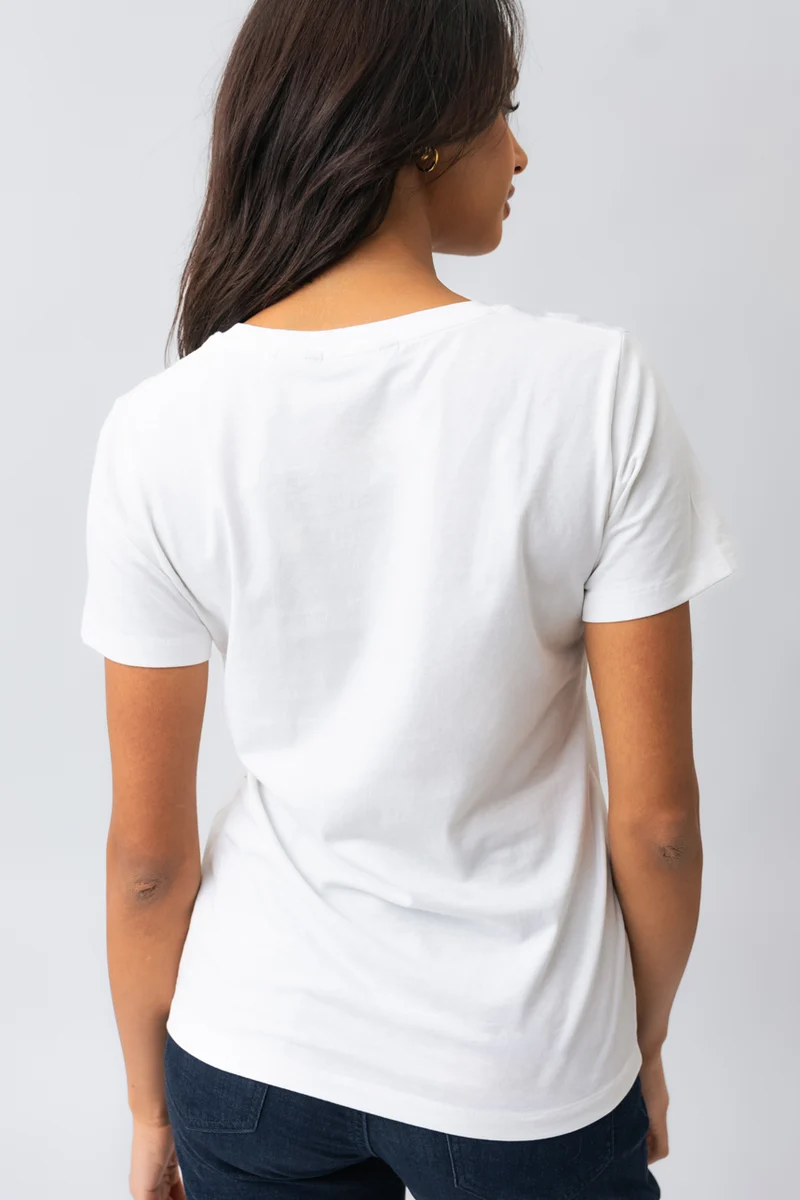 Le t-shirt basique col rond