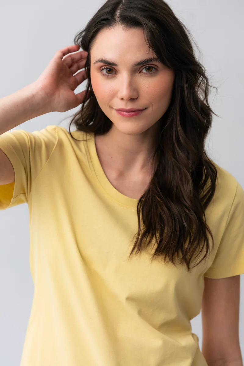 Le t-shirt basique col rond