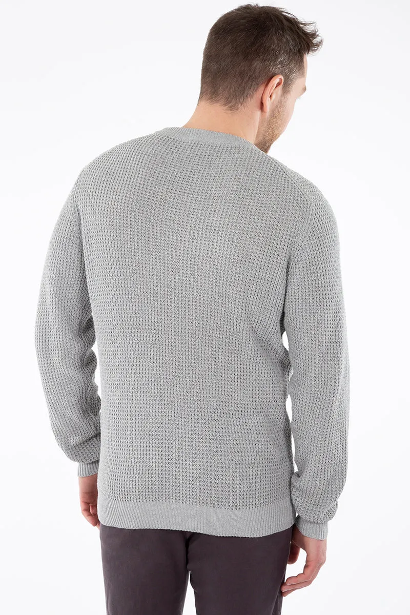 Chandail uni en tricot | 4 couleurs