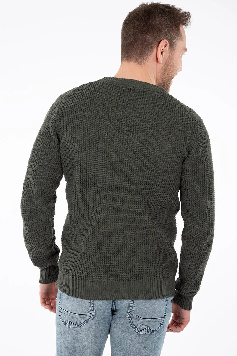 Chandail uni en tricot | 4 couleurs