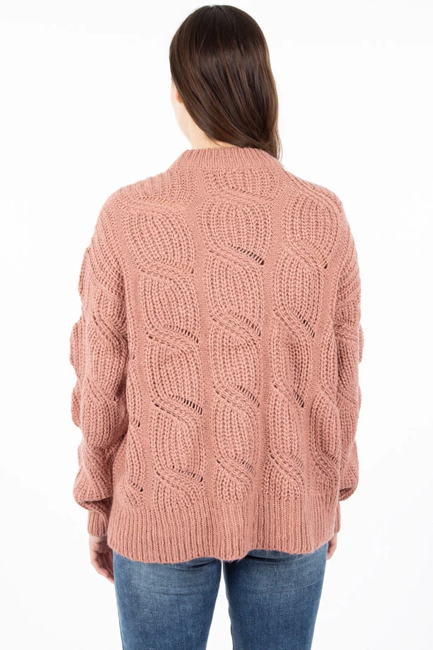 Chandail tricot câbles