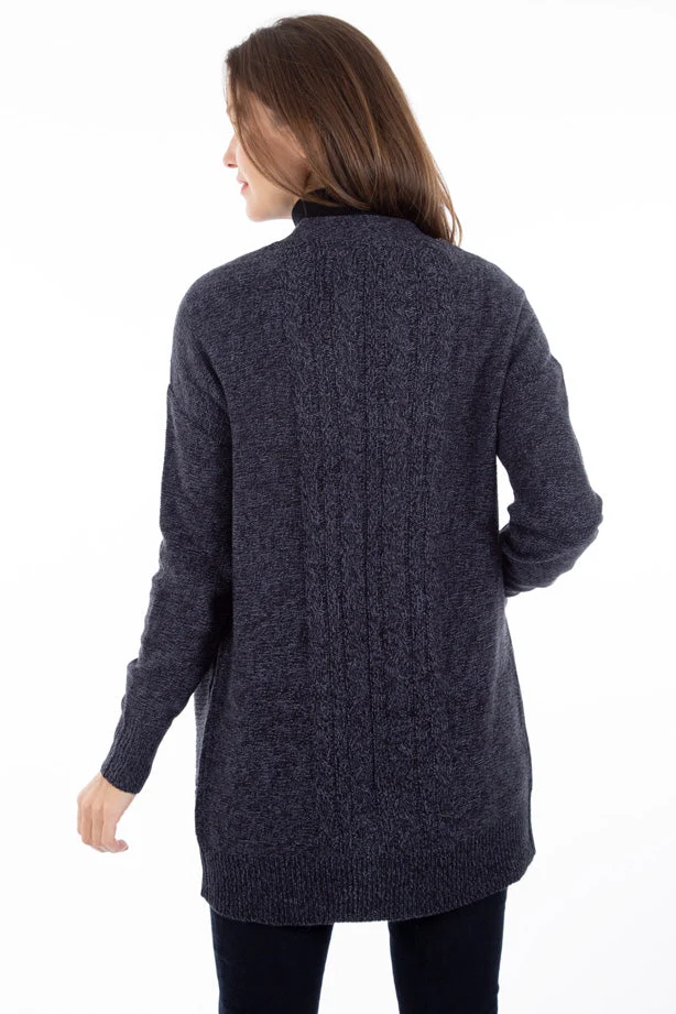 Cardigan ouvert câble torsadé | 3 couleurs