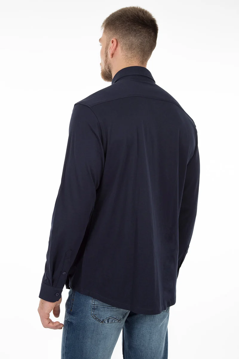 Chemise extensible unie Projek Raw | Modèle beau | 2 couleurs