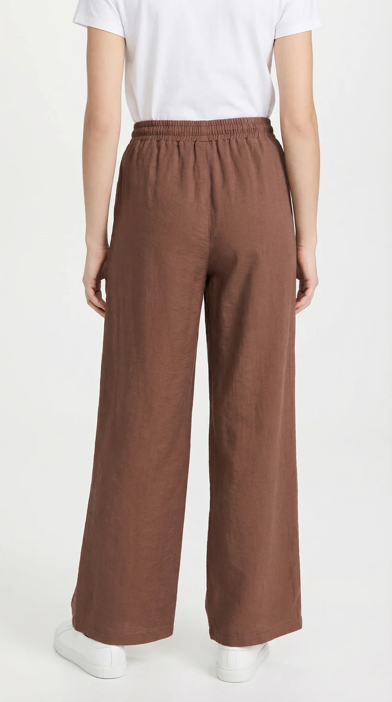 Le pantalon fluide effet lin