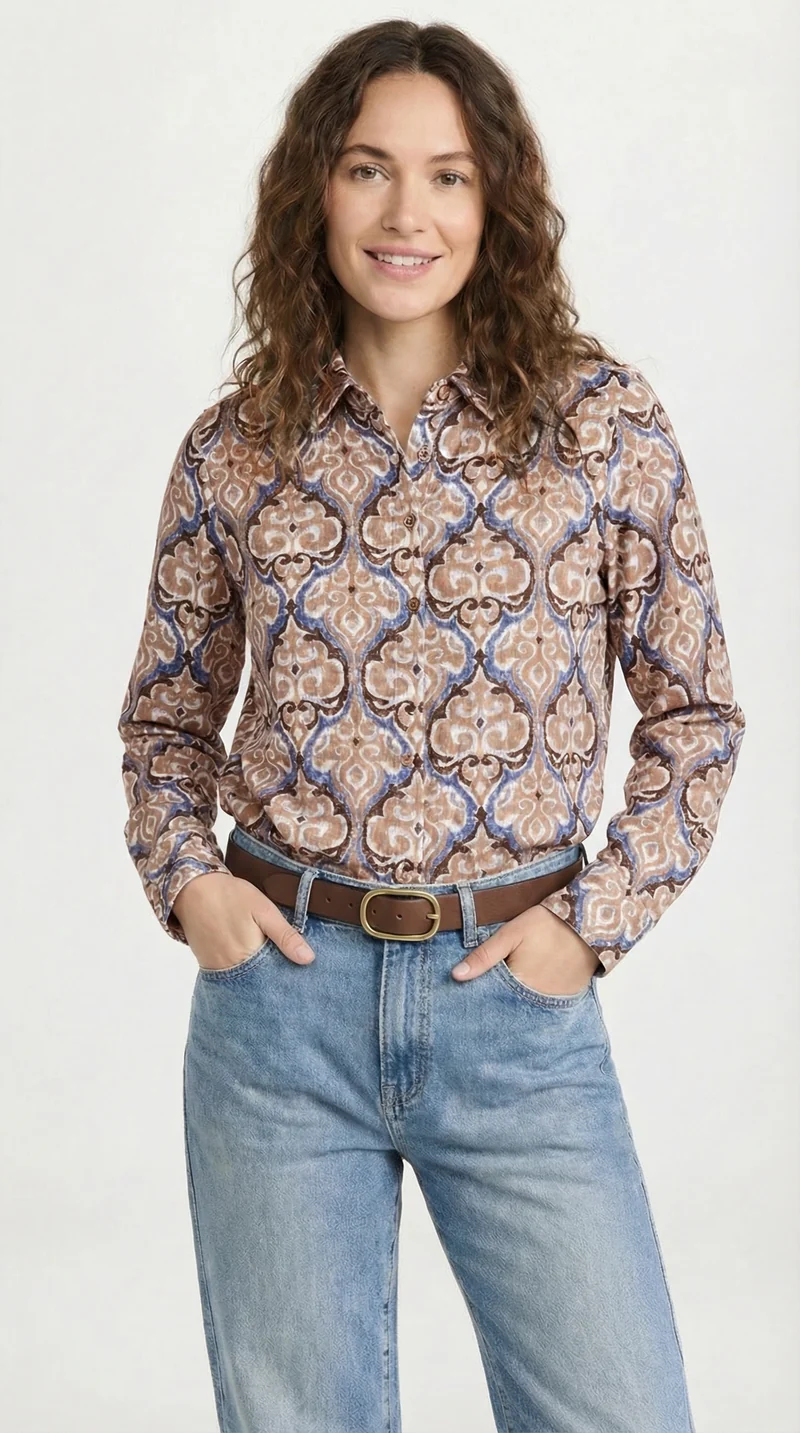 La chemise fluide à motif