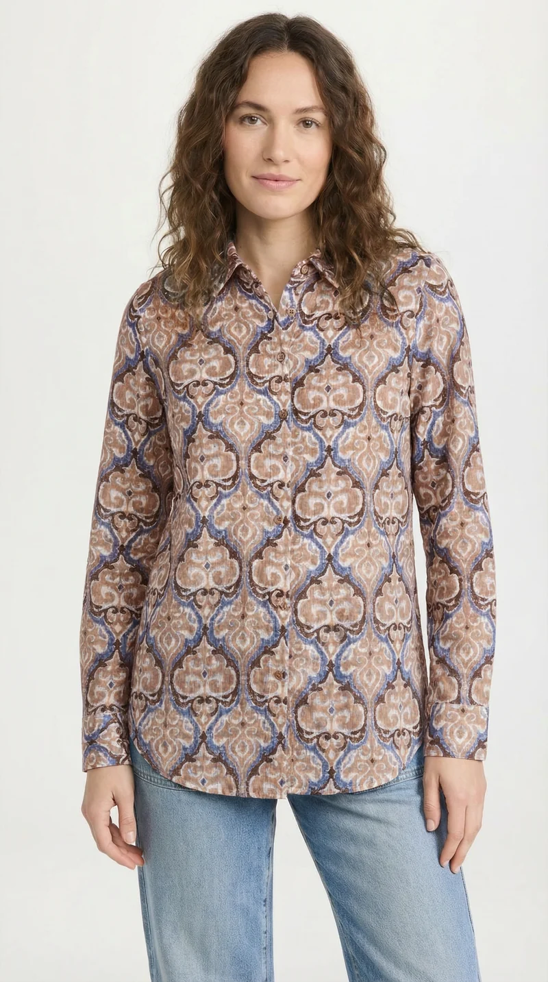 La chemise fluide à motif