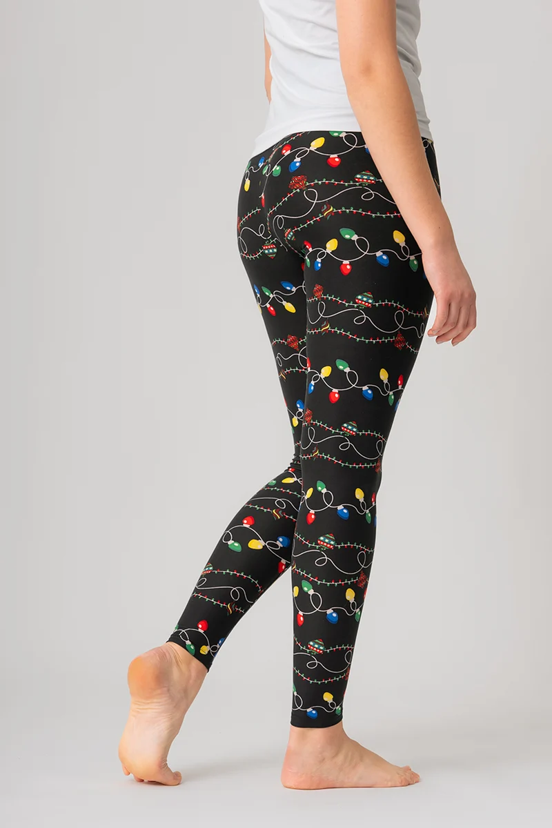 Le legging ultra doux lumières de Noël
