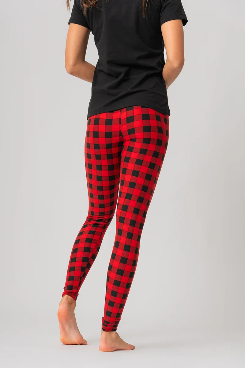 Le legging ultra doux à carreaux