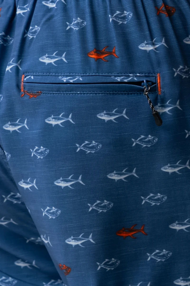 Le maillot de bain imprimé poissons