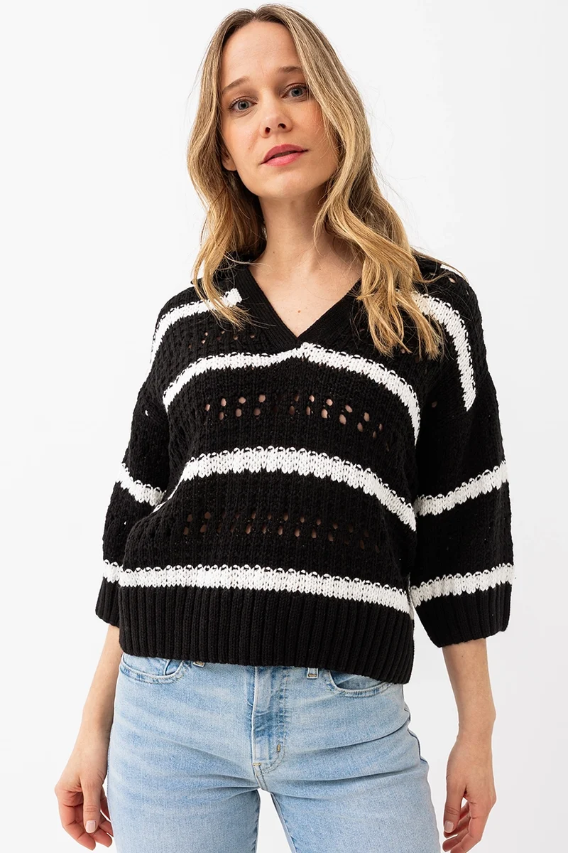 Le tricot en crochet ligné