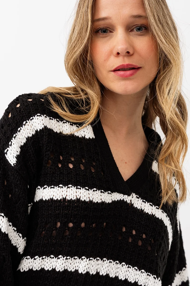 Le tricot en crochet ligné