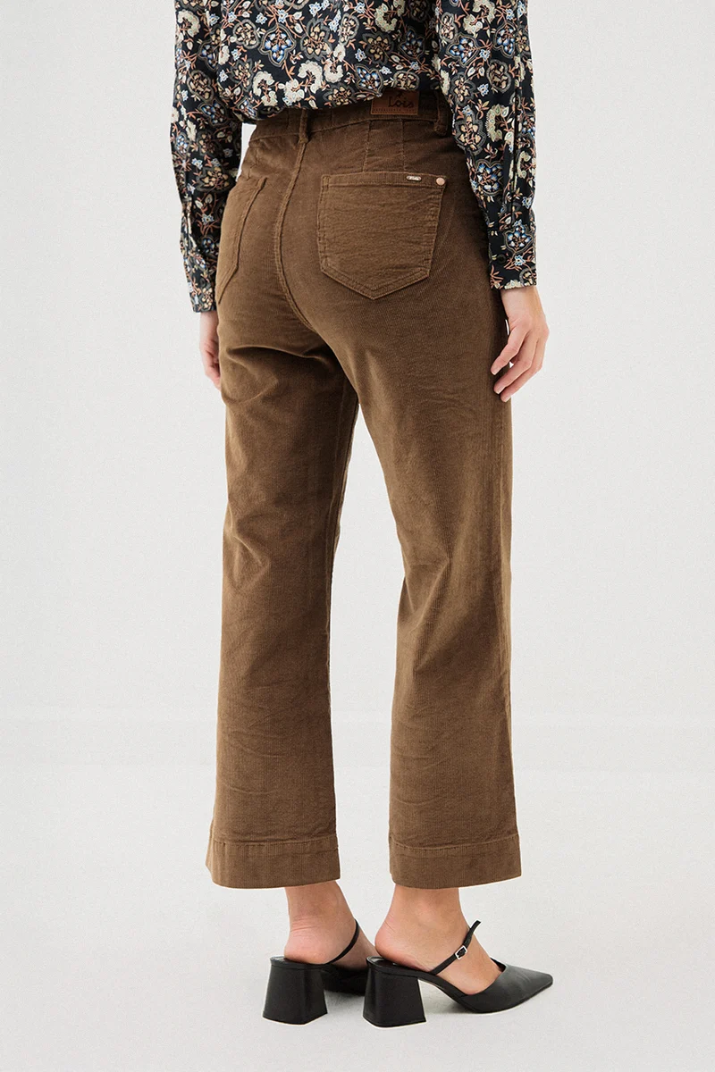 Le pantalon en velours côtelé Lois | Modèle Robie