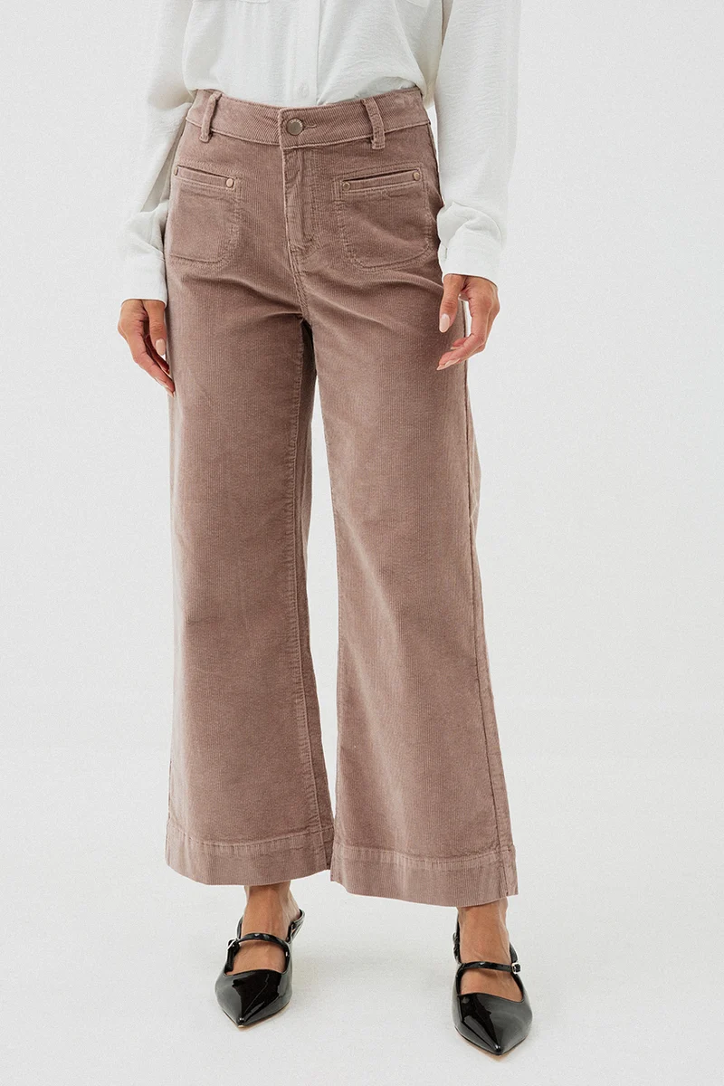 Le pantalon en velours côtelé Lois | Modèle Robie