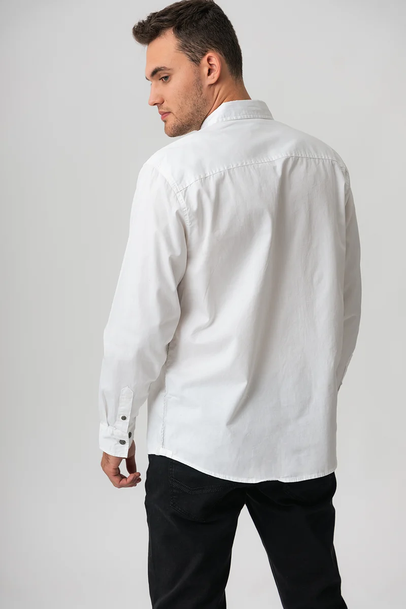 La chemise utilitaire unie | Modèle Roy