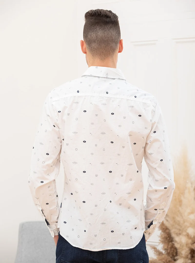 Chemise avec motifs | 2 couleurs