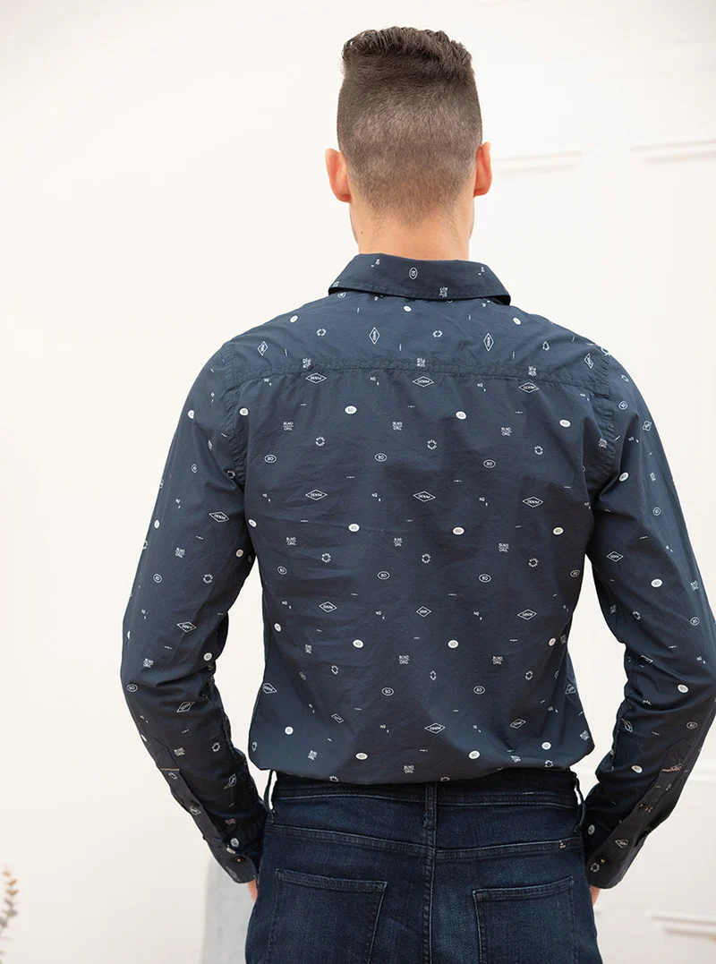 Chemise avec motifs | 2 couleurs