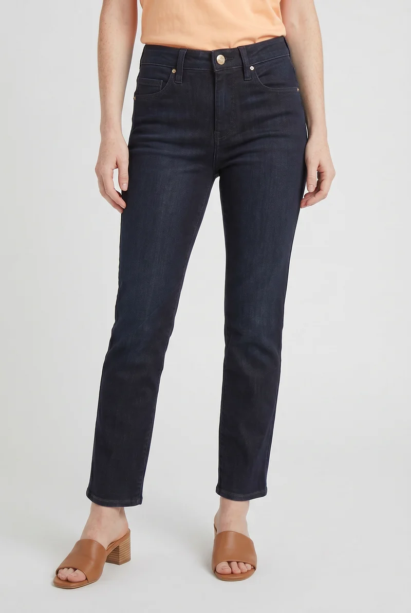 Le jeans semi-évasé bleu foncé | Modèle Sexy Boot