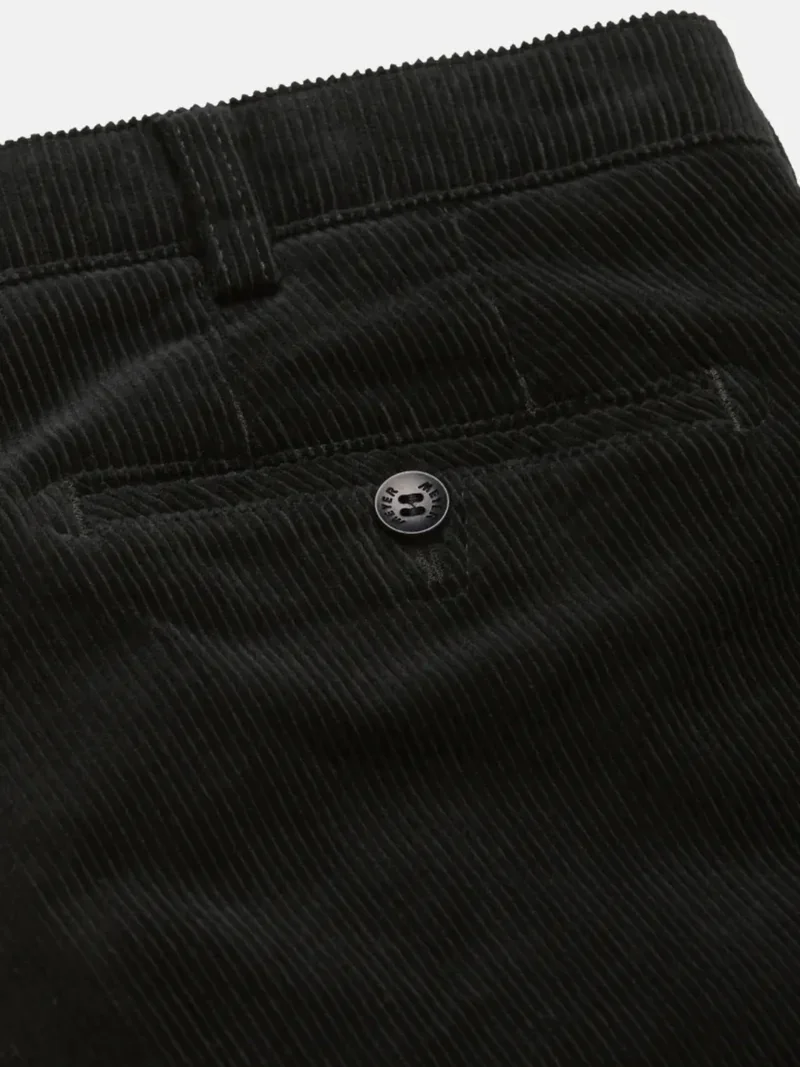 Pantalon Bonn Meyer noir en velours côtelé