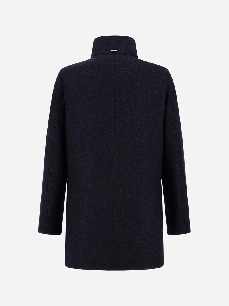 Manteau Herno marine en laine