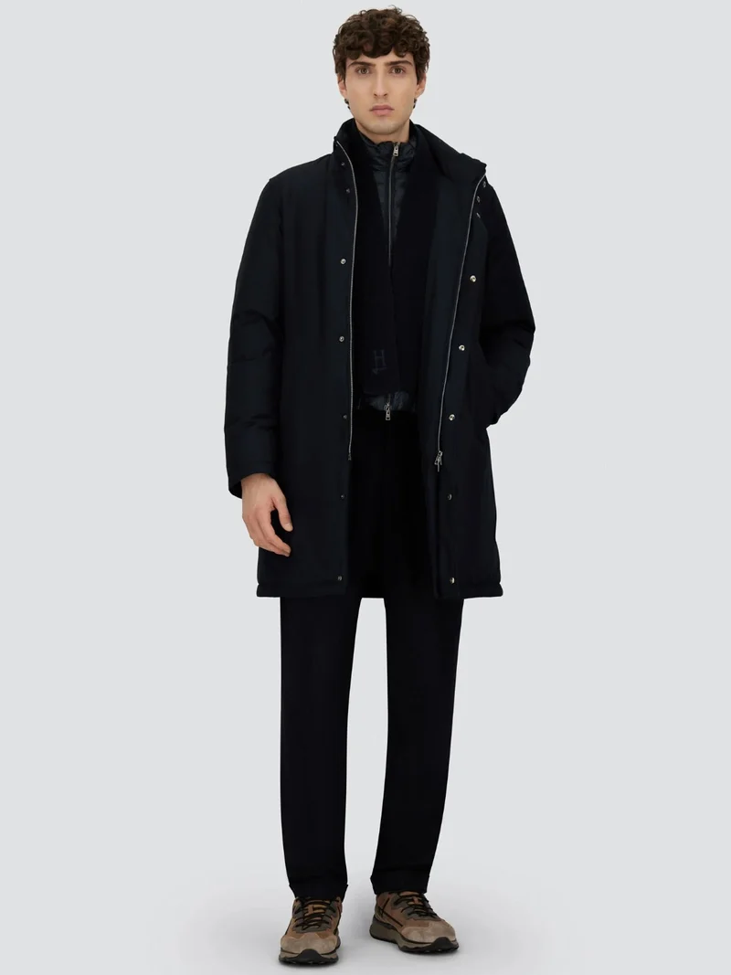Parka imperméable Herno marine en duvet