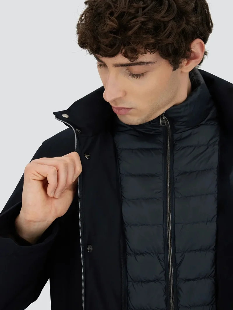 Parka imperméable Herno marine en duvet