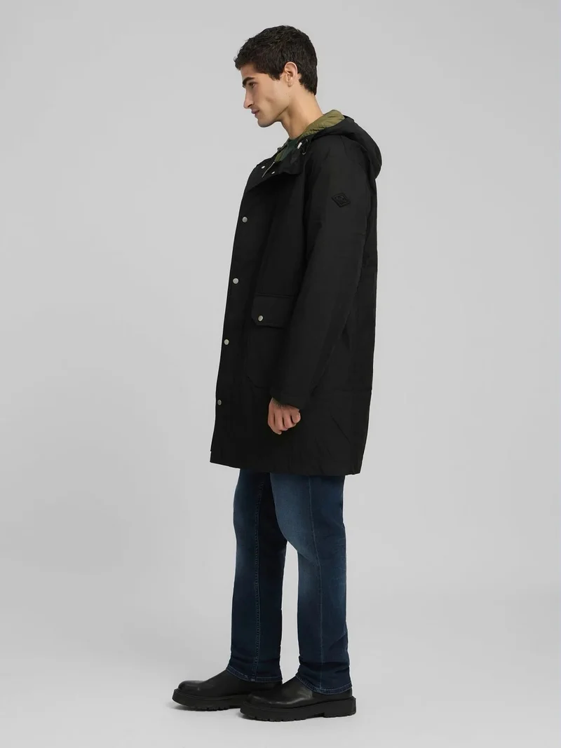 Parka imperméable Replay noire