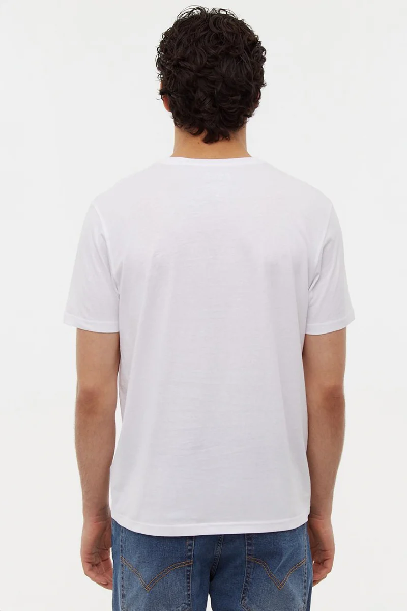 Le t-shirt blanc imprimé ville par Bench