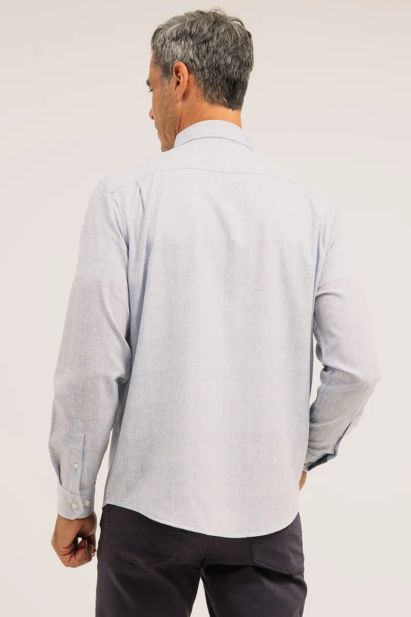 La chemise manches longues en lin