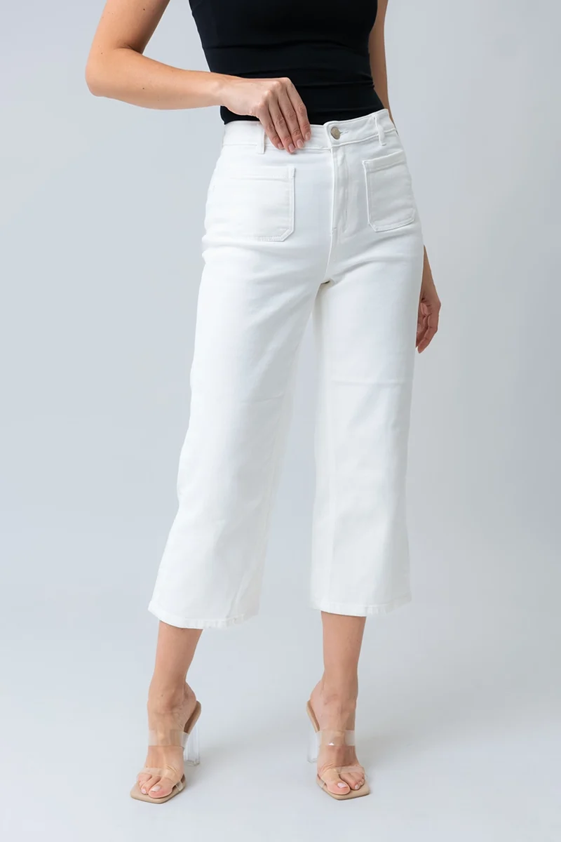Le jeans large écourté | Modèle Lily