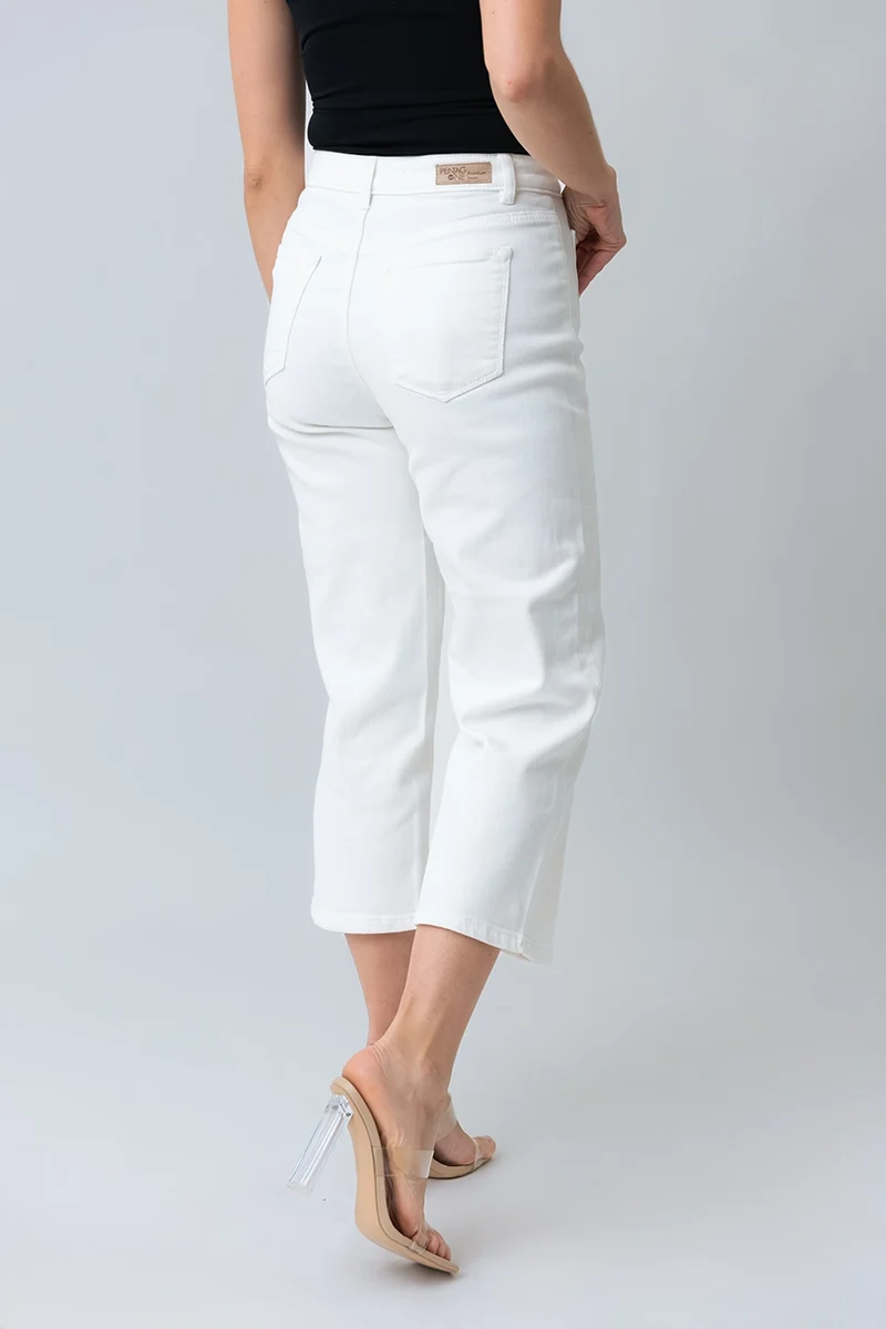 Le jeans large écourté | Modèle Lily
