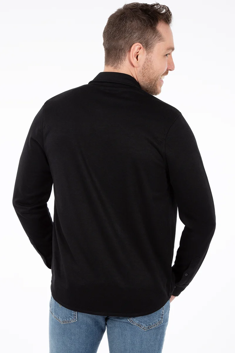 Chemise unie douce | 2 couleurs