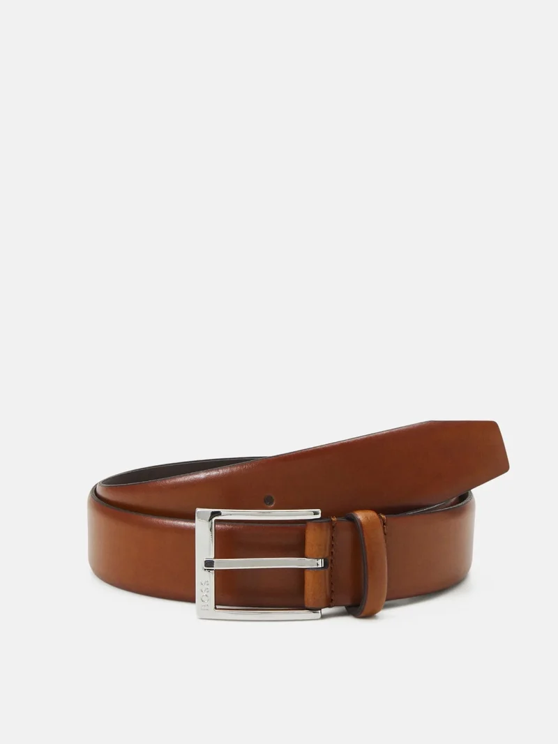 Ceinture BOSS marron en cuir