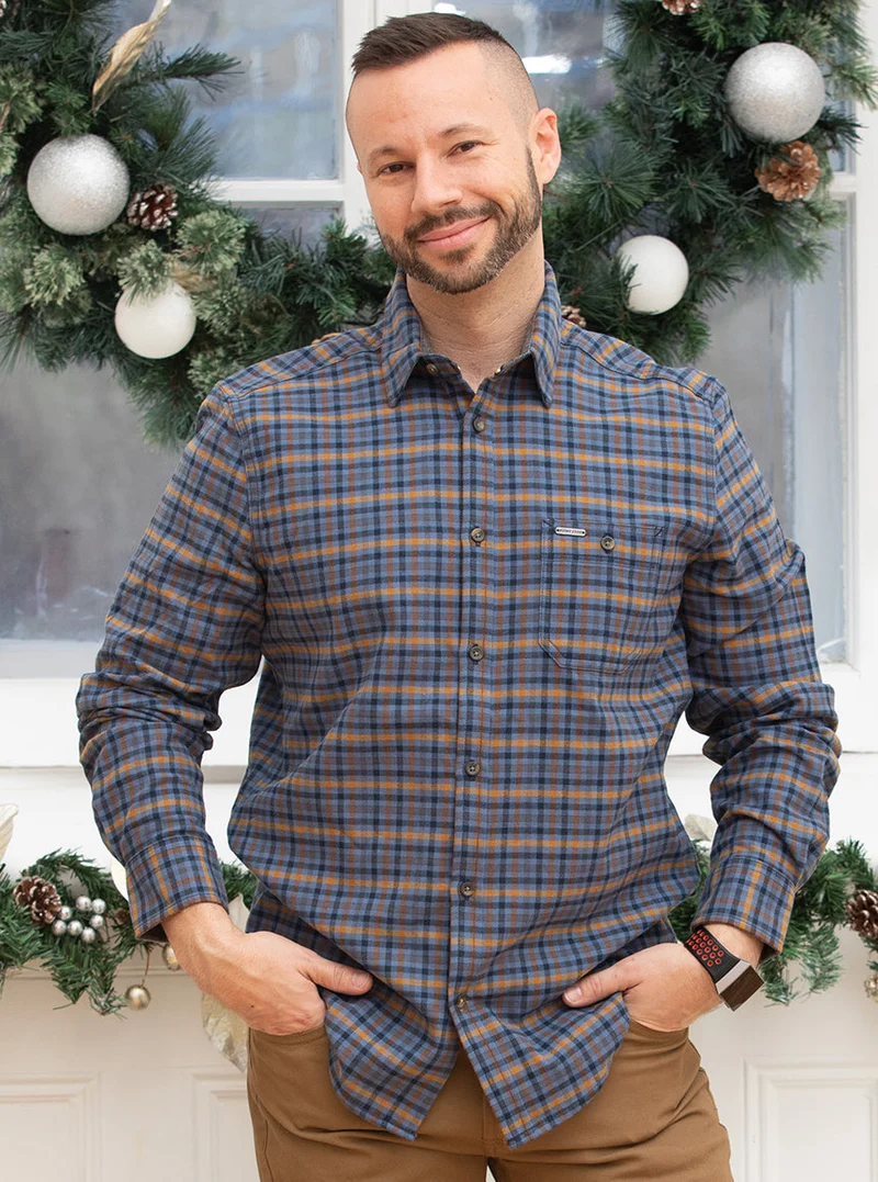 Chemise à carreaux en flanelle | 2 couleurs
