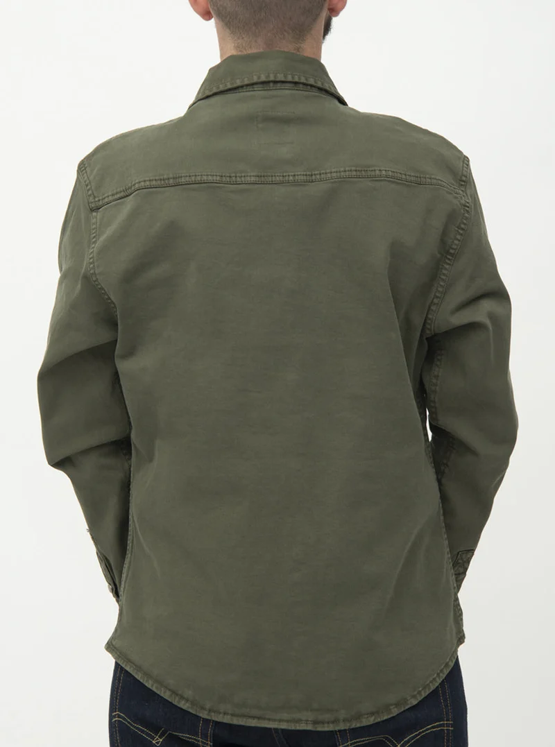La chemise de travail unie