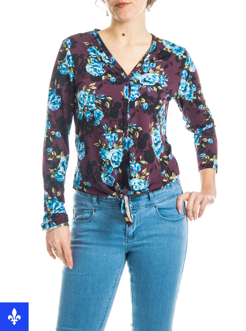 Blouse à manches longues | Fabriquée au Québec