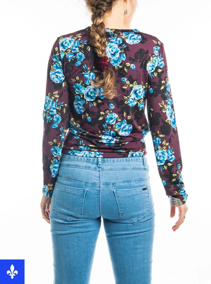 Blouse à manches longues | Fabriquée au Québec