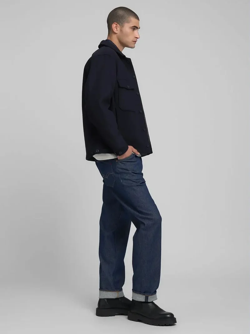 Veste Replay marine en laine
