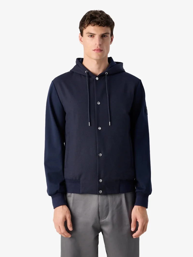 Veste légère BOSS marine en laine