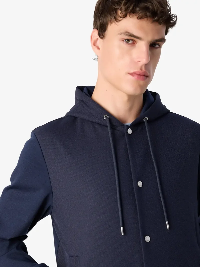 Veste légère BOSS marine en laine