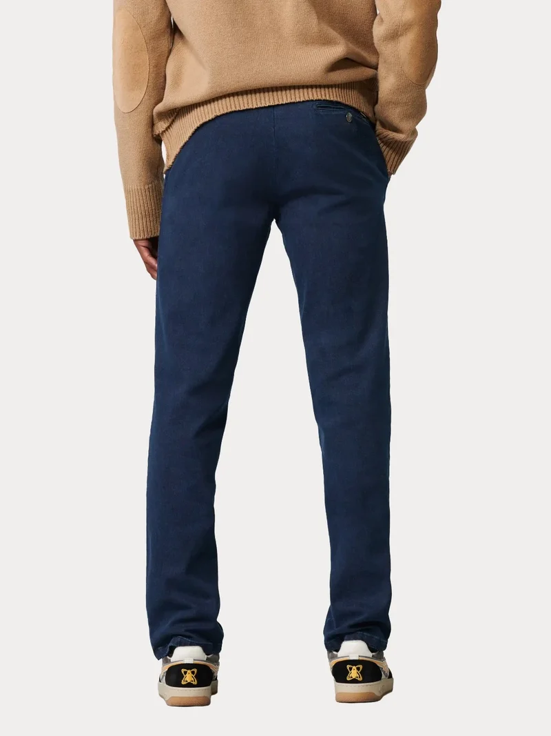 Pantalon chino Meyer bleu