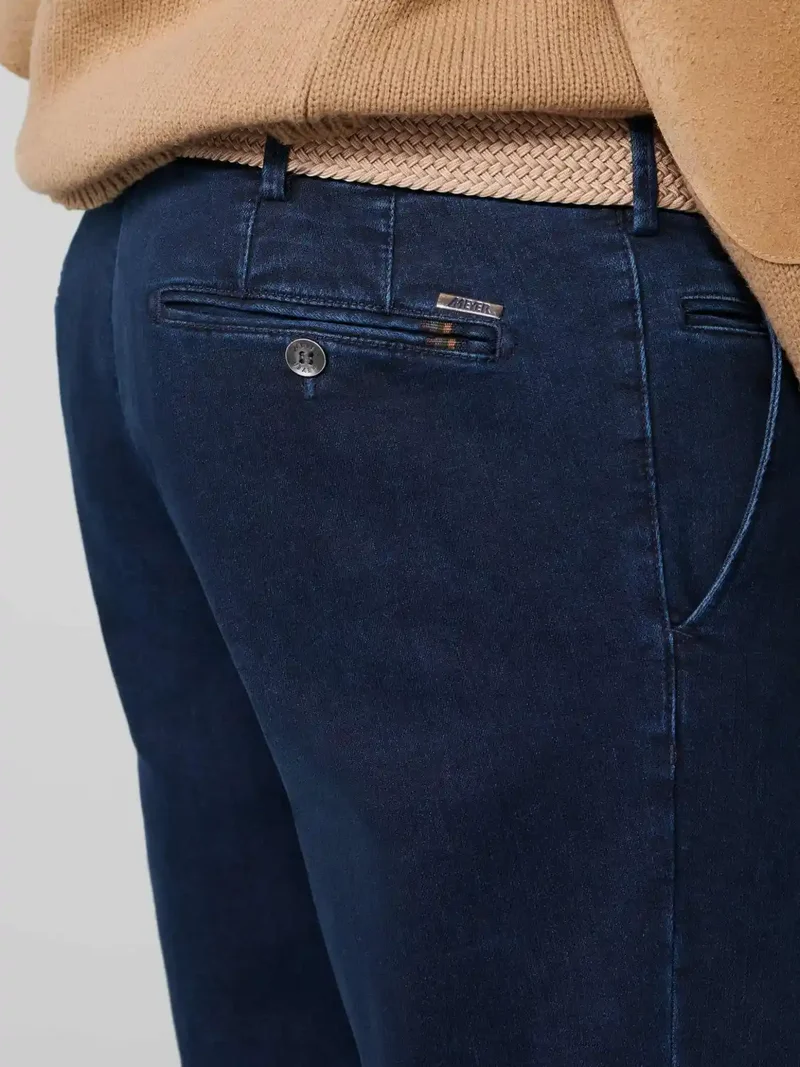 Pantalon chino Meyer bleu