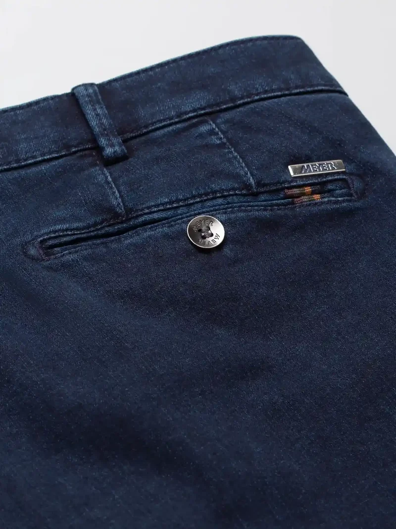 Pantalon chino Meyer bleu