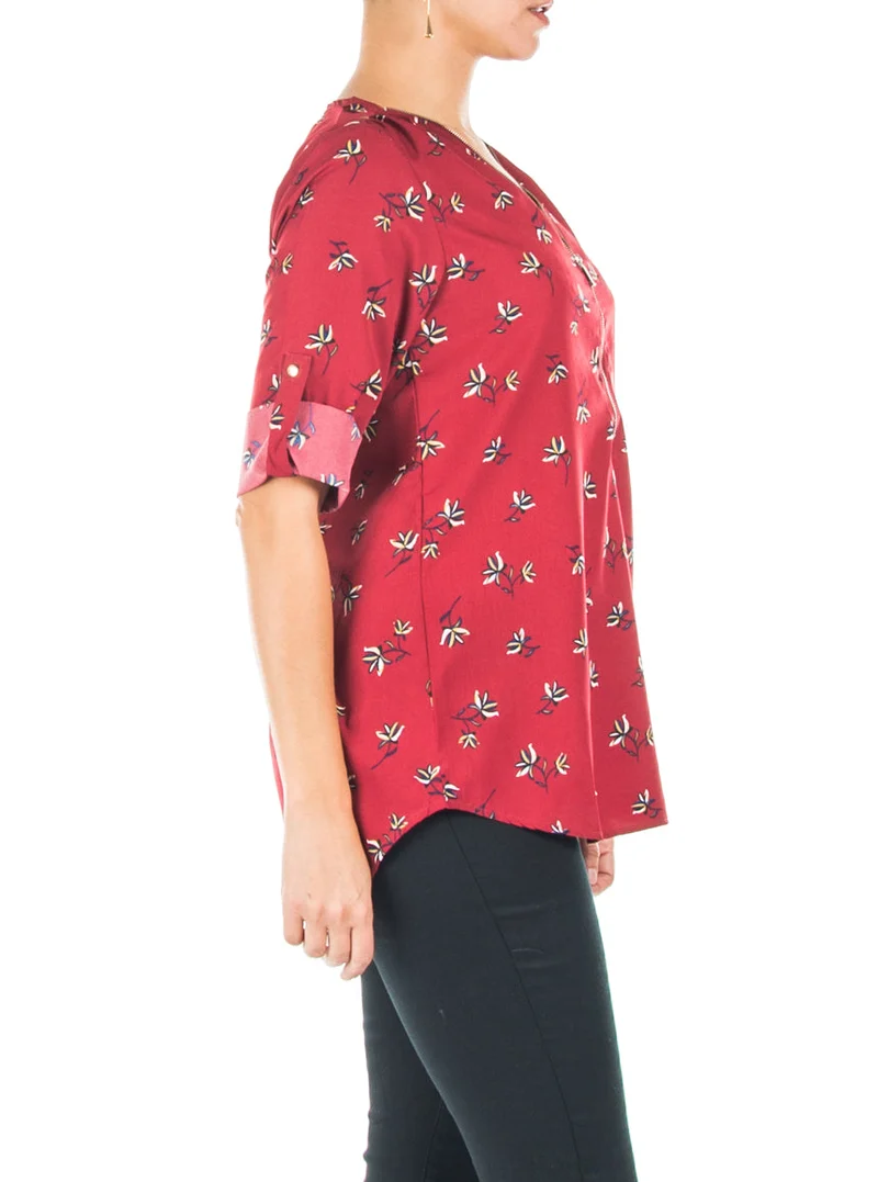 Blouse à imprimé floral