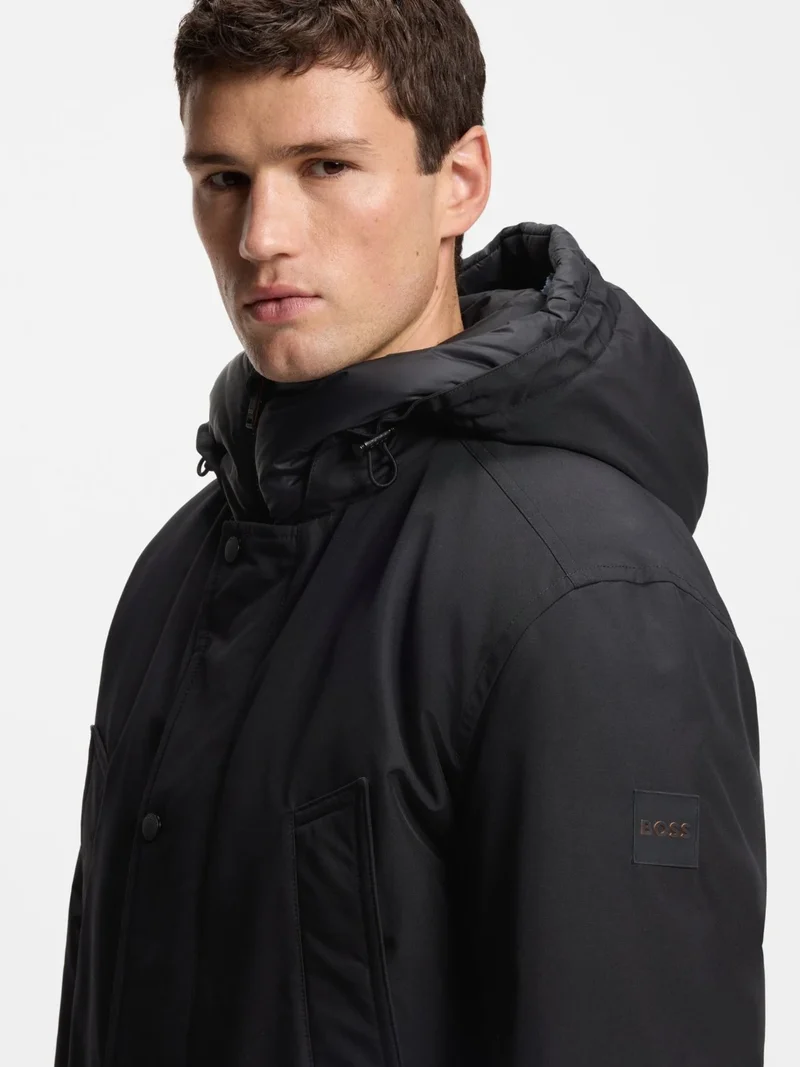 Parka déperlante BOSS noire
