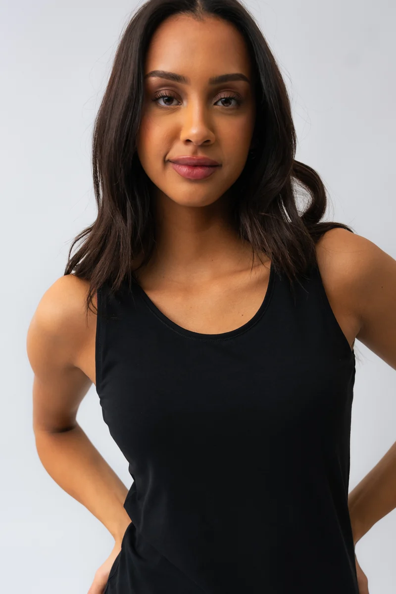 La camisole basique 2 façons