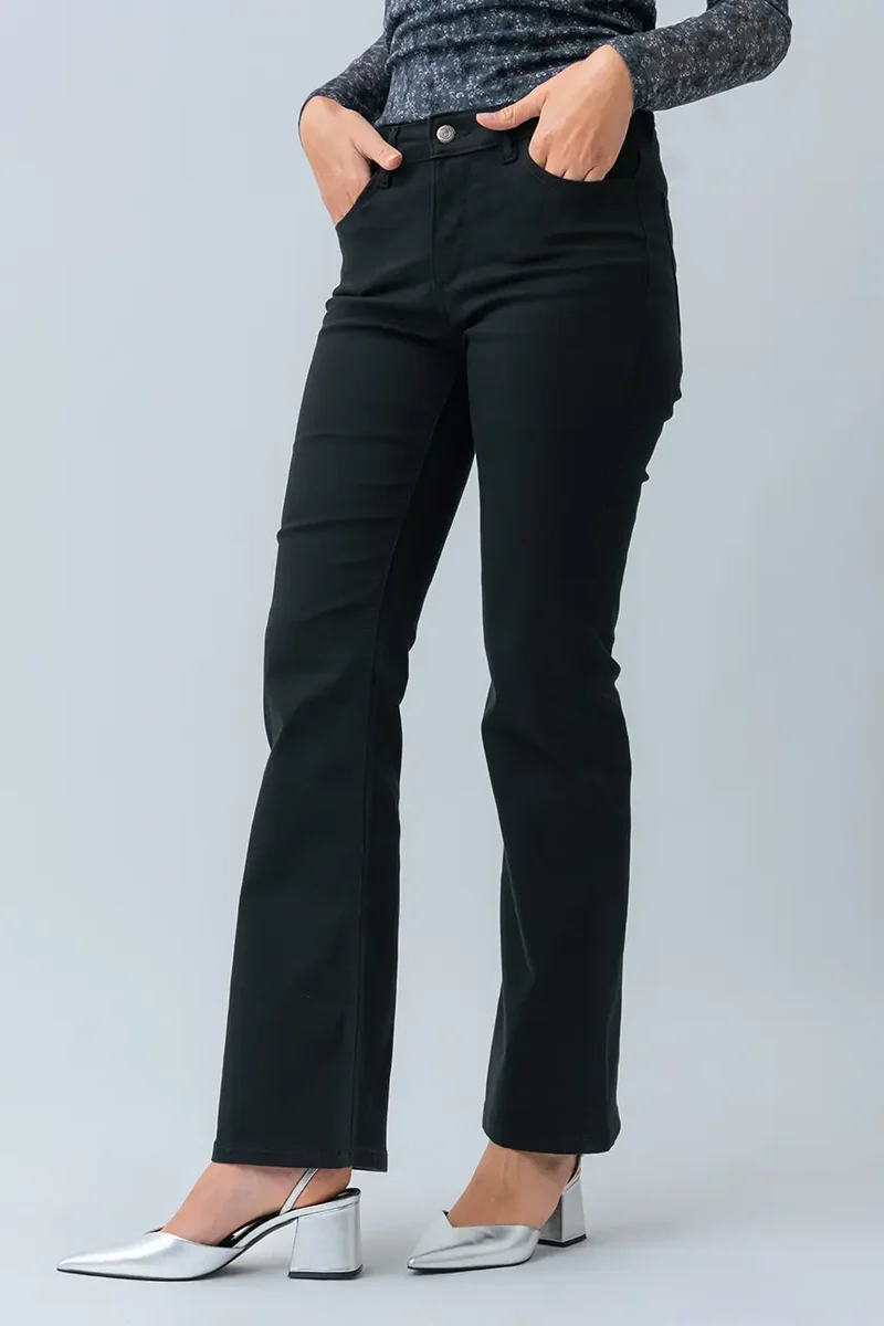 Le jeans sculptant évasé