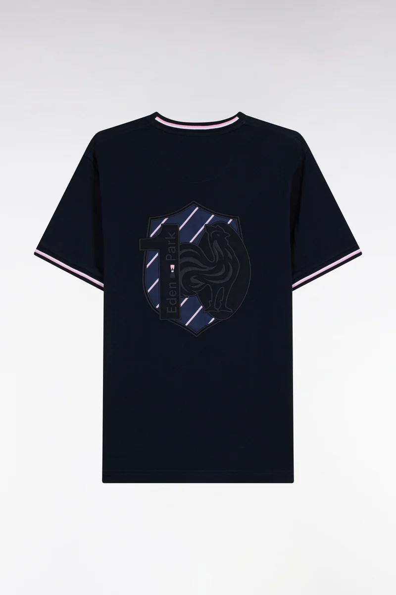 T-shirt manches courtes marine XV de France coupe droite