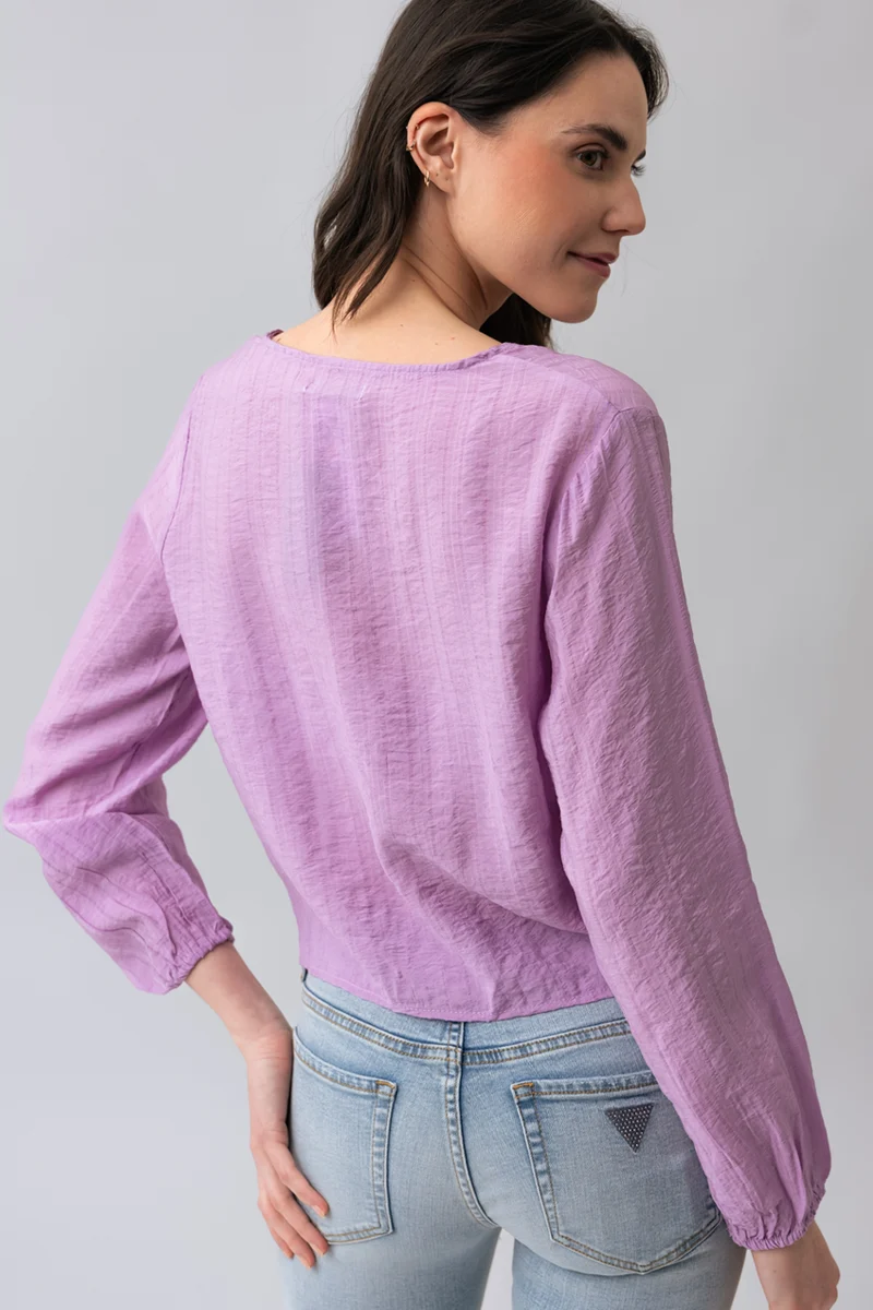 La blouse fluide à nouer