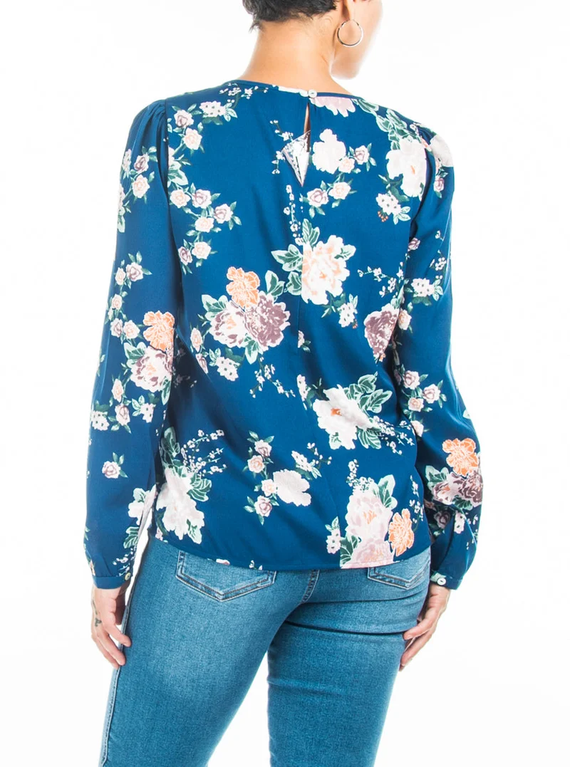 Blouse à imprimé floral