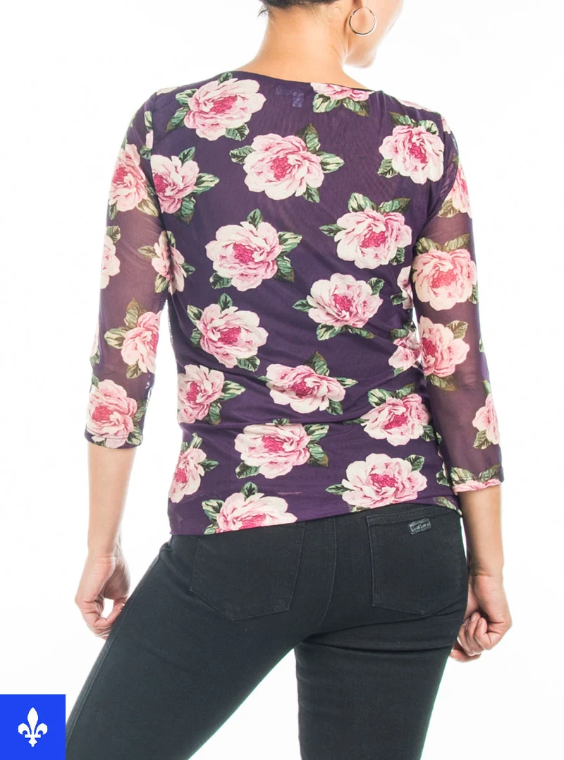 Blouse en maille | Fabriquée au Québec